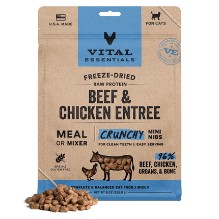VE CAT FD BEEF/CHIC MINI NIBS 12OZ - Just Simcoe