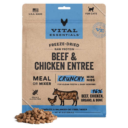 VE CAT FD BEEF/CHIC MINI NIBS 12OZ - Just Simcoe