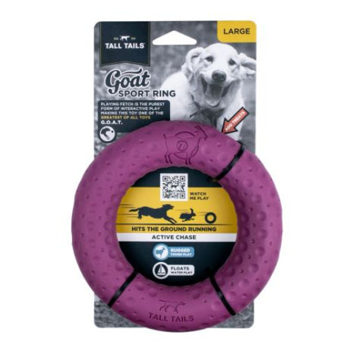 TTAILS GOAT RUBBER RING LG 7"