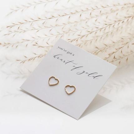 Valentine Heart Shaped Earrings - Just Simcoe