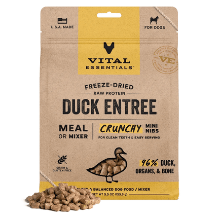 VE DOG FD DUCK MINI NIBS 14OZ - Just Simcoe