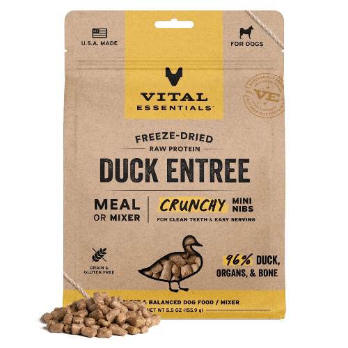 VE DOG FD DUCK MINI NIBS 14OZ - Just Simcoe