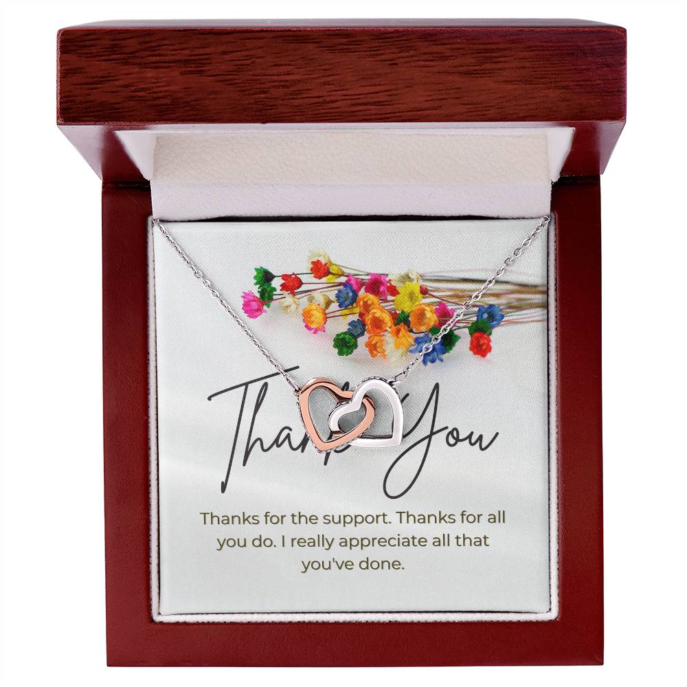 Gratitude for Support Necklace
