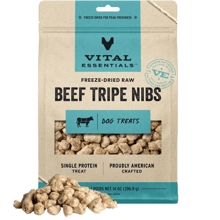 VE DOG FD BEEF TRIPE NIBS 14OZ - Just Simcoe