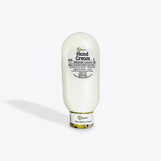 Organic Hand Cream - Unscented. - Just Simcoe