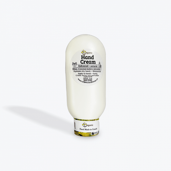 Organic Hand Cream-Unscented.
