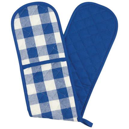 Royal Blue Long Double Handed Chef Mitt