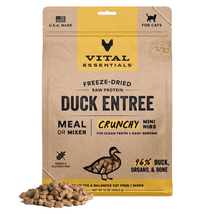 VE CAT FD DUCK MINI NIBS 12OZ - Just Simcoe