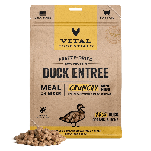 VE CAT FD DUCK MINI NIBS 12OZ - Just Simcoe