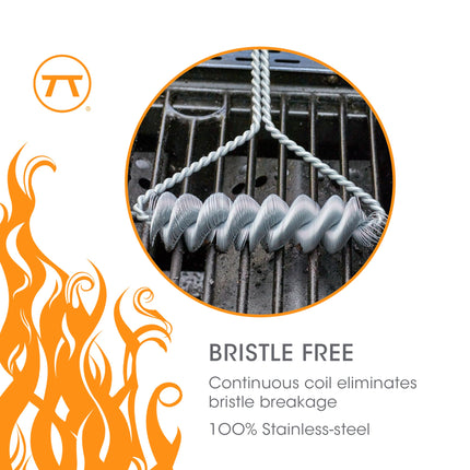 Coil Grill Brush 21"