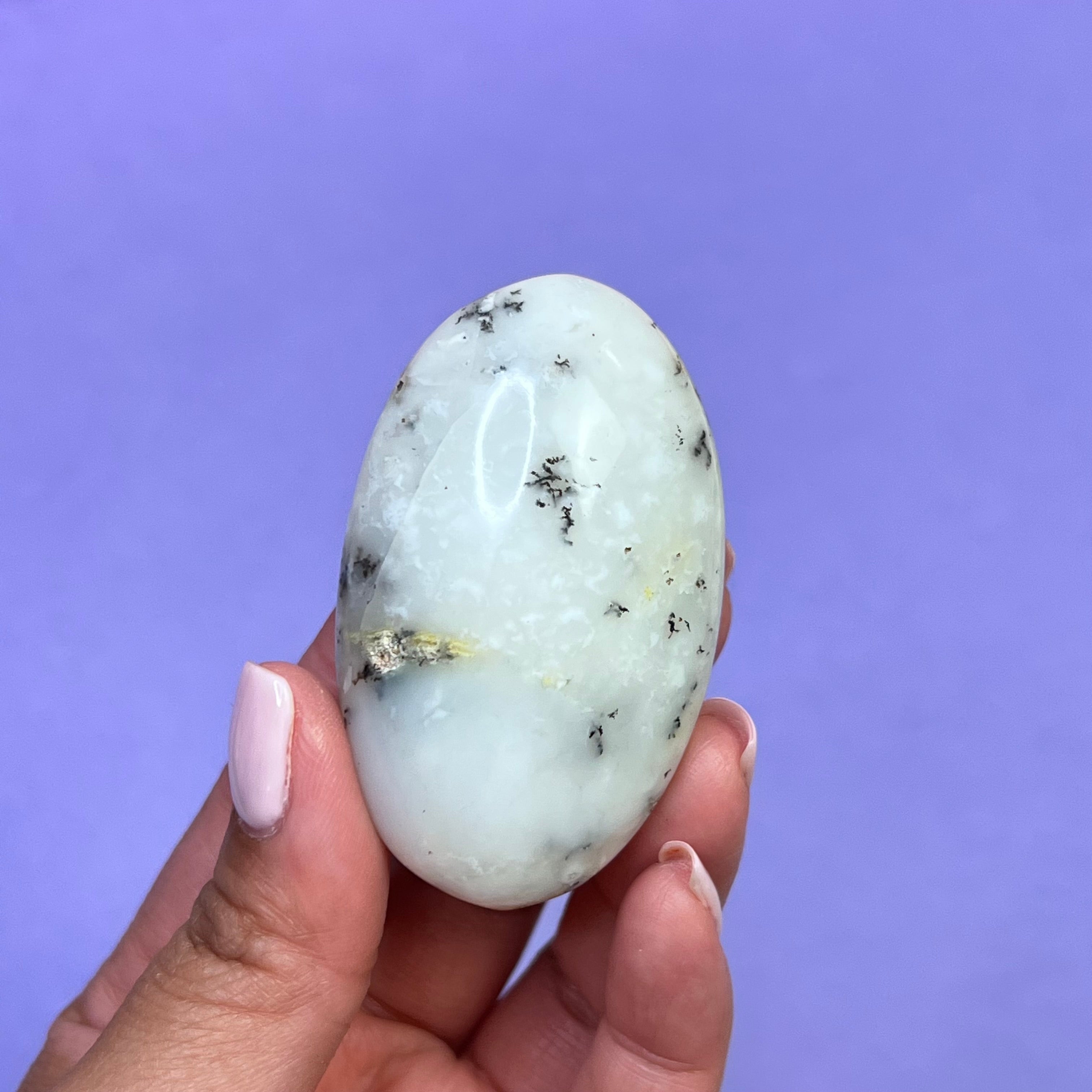 Dendritic Opal Palm Stone | 4