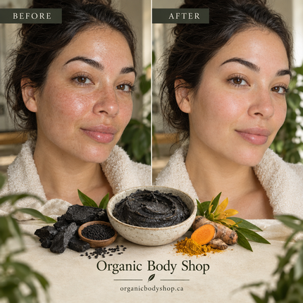 Charcoal Detox Clay Face Mask with Black Seed Oil, Tea Tree & Turmeric, 78 ml
