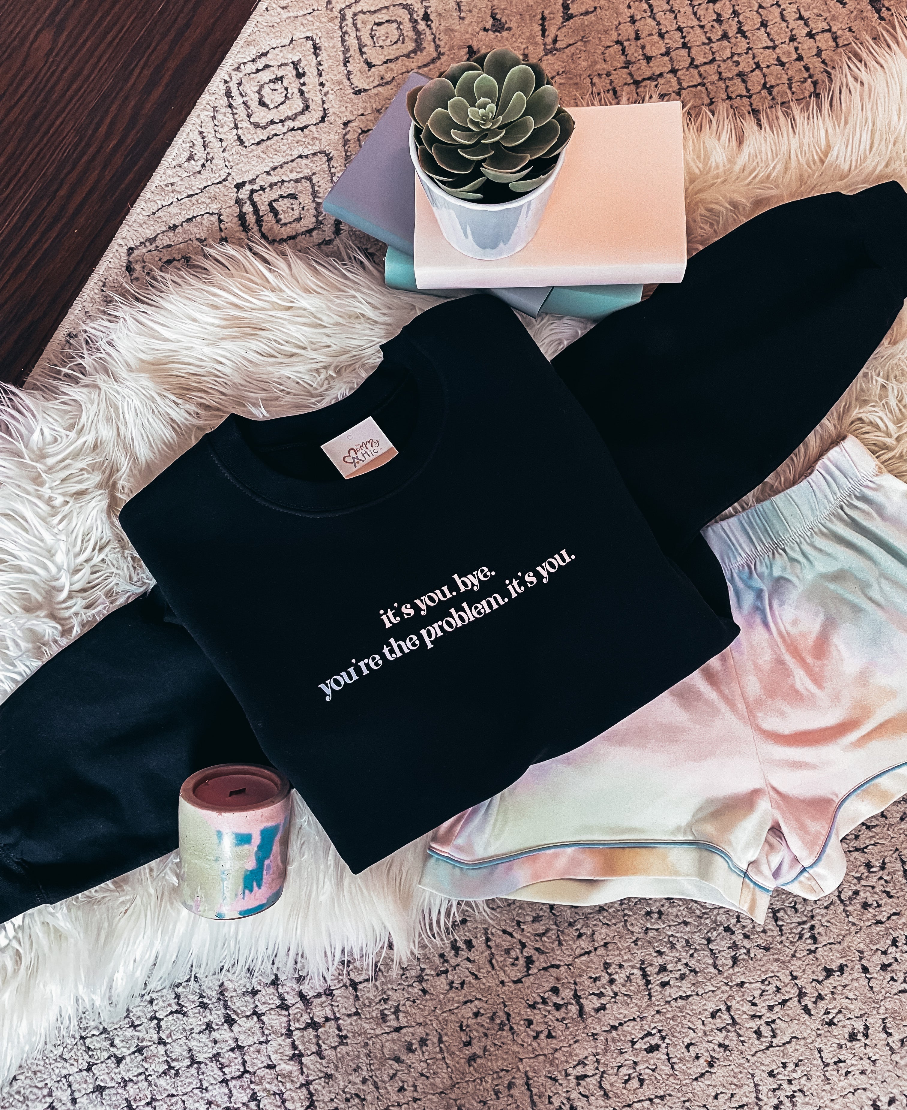FLASH SALE - You're The Problem - Ombre Sweatshirt, Hoodie