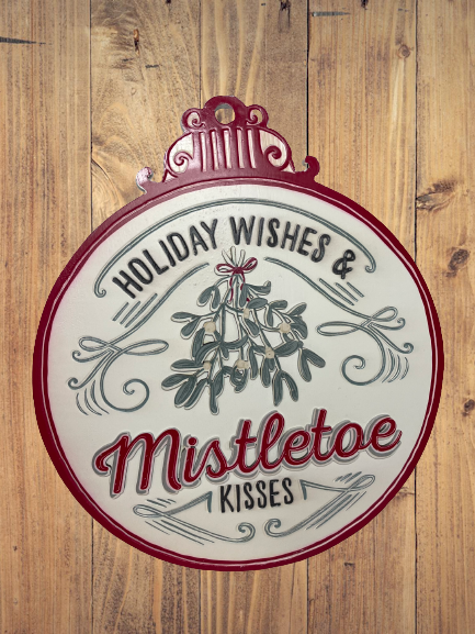 Mistletoe Kisses - Sign