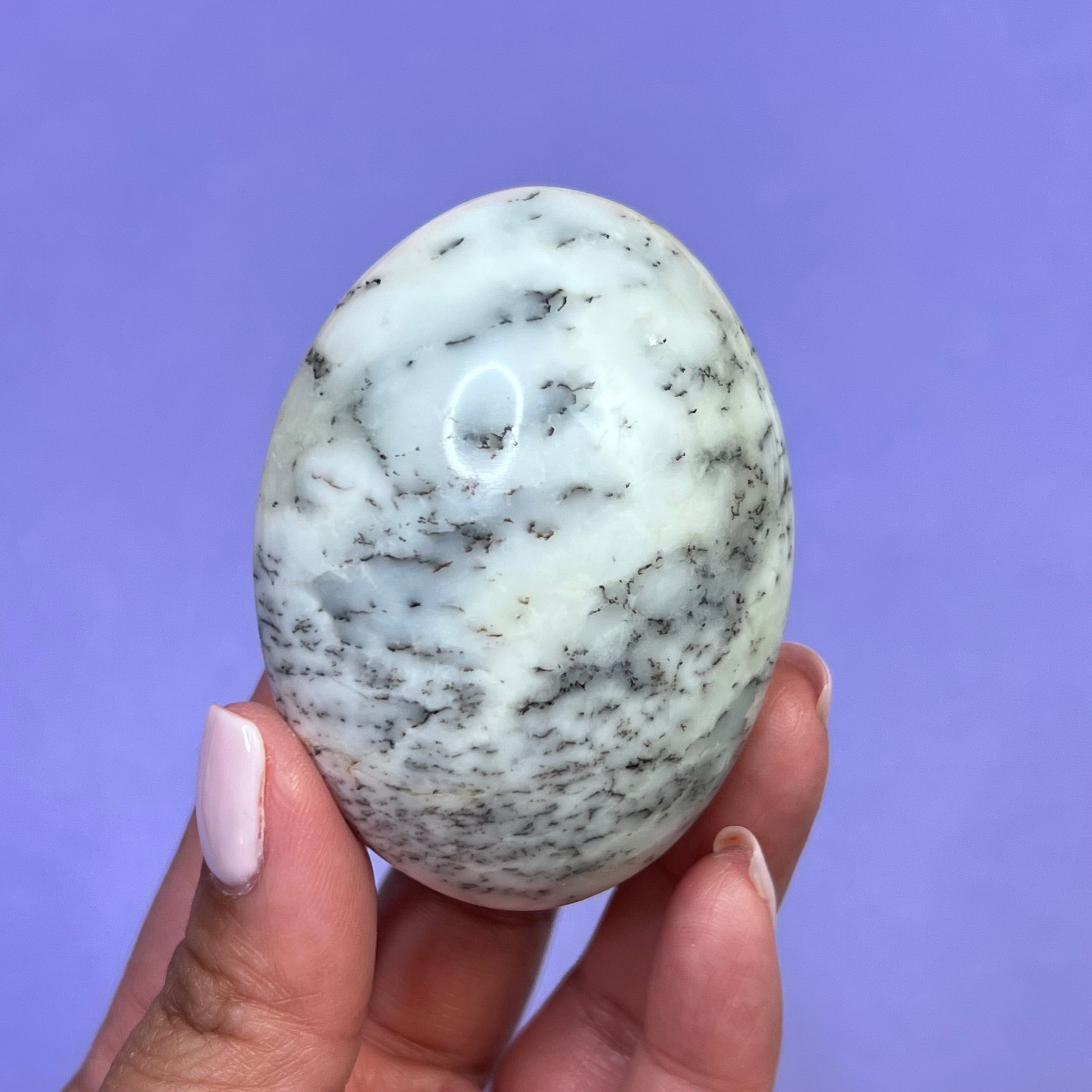 Dendritic Opal Palm Stone | 3