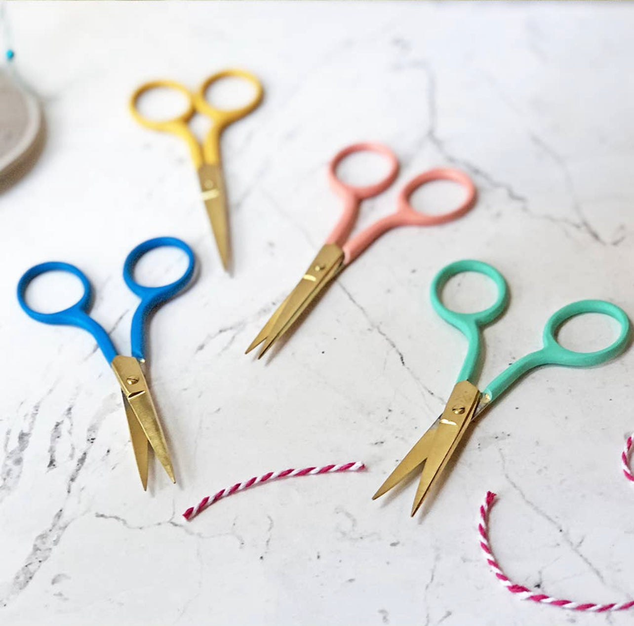 Coloured Embroidery Scissors
