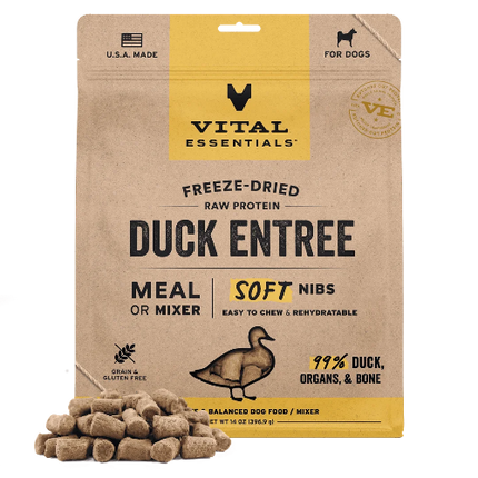 VE DOG FD DUCK SOFT NIBS 14OZ