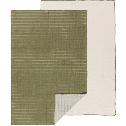 Danica Double Weave Dishtowels- Set of 2 Olive Branch