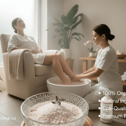 Foot Soak. Natural Salts. Antifungal oils. 32oz - JustSimcoe.ca
