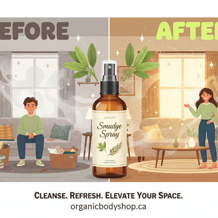 Smudge Spray. Cleansing mist.