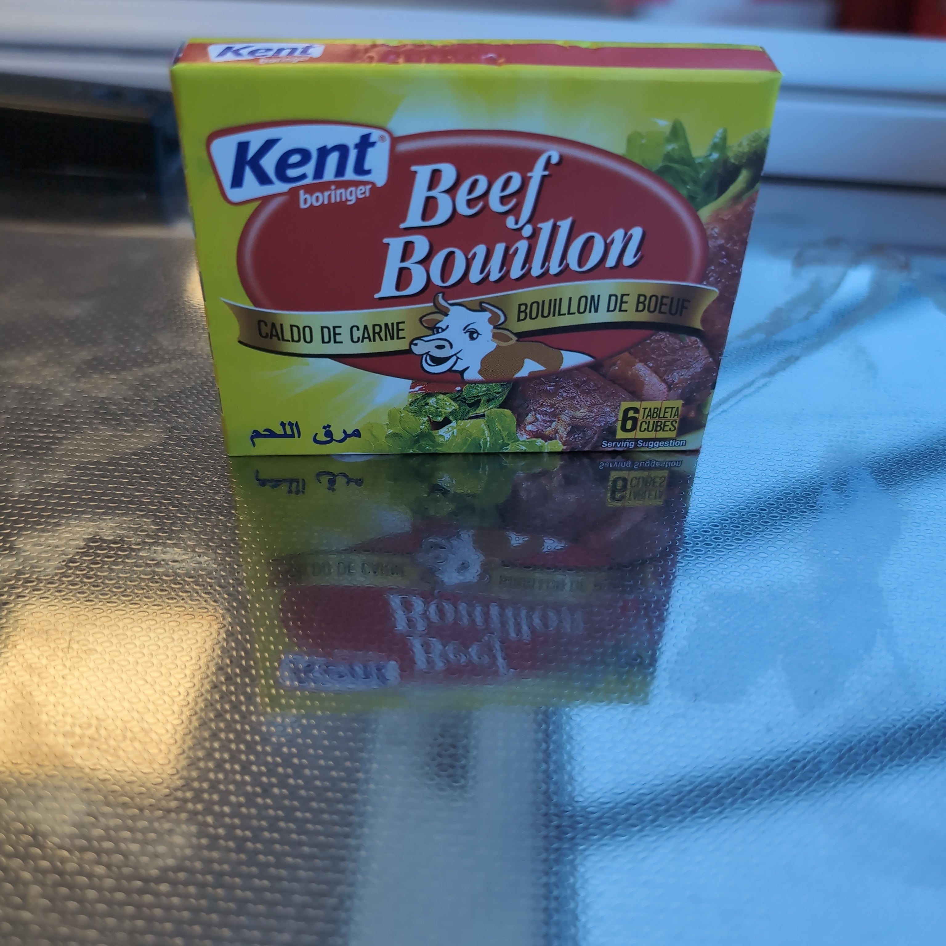 Kent Boringer Beef Flavored Cube Bouillon 6 tables 60g
