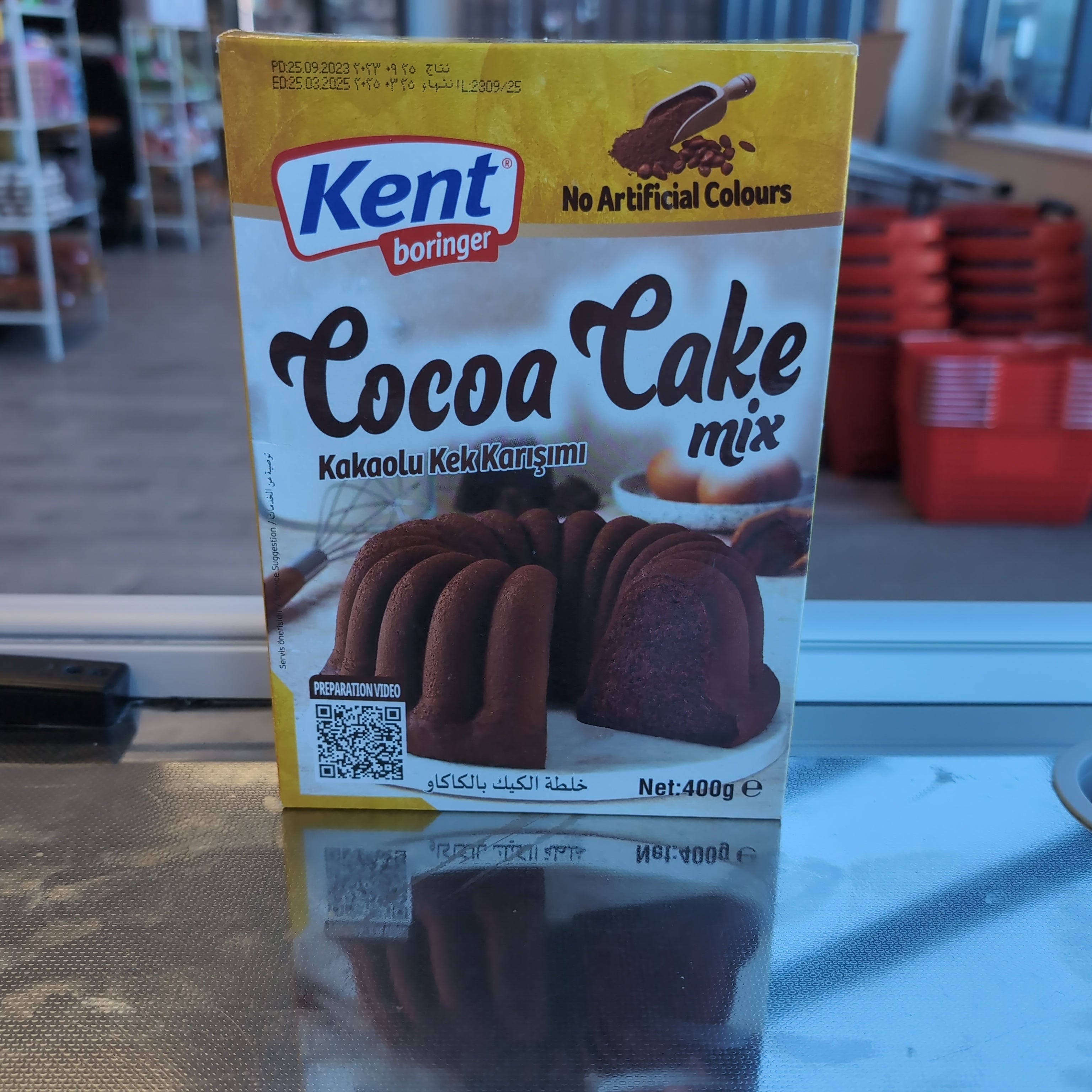 Kent Boringer Cacao Cakemix 400g