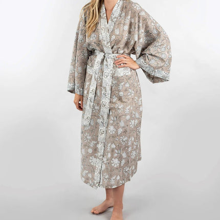 Block Print Kimono - Just Simcoe