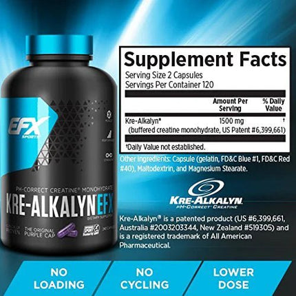 EFX Kre Alkalyn 120 cap - Just Simcoe