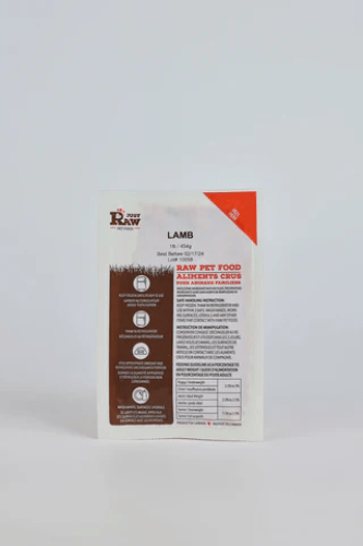JUST RAW PURE LAMB 6LB - Just Simcoe