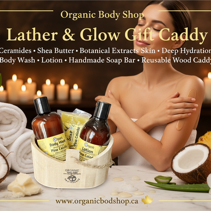 Lather & Glow Gift Caddy | Organic Body Shop
