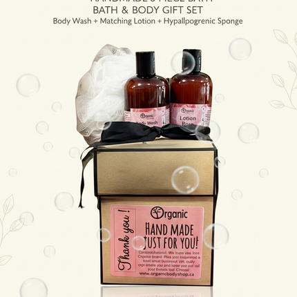 Lather & Glow 3-Piece Bath & Body Gift Set | Choose Your Scent
