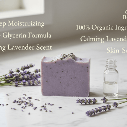 Calm Lavender Hydrating Soap Bar. 4oz - JustSimcoe.ca
