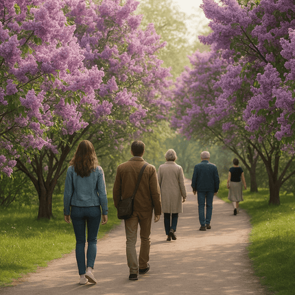 Lilac Bath & Body Gift.3pc. Lilac in spring. - Just Simcoe