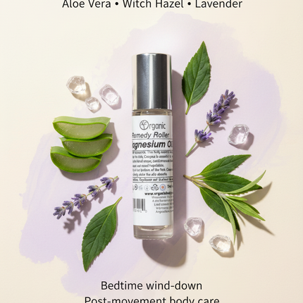 Magnesium Roller with Aloe, Witch Hazel & Lavender