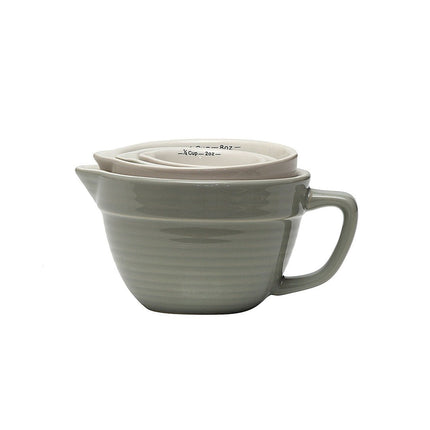 Stoneware Batter Bowl Measuring Cups - Just Simcoe