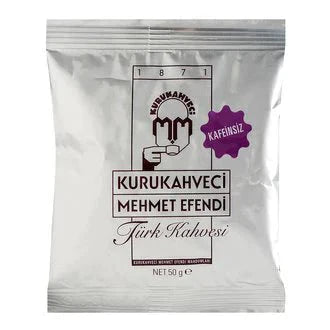 MEHMET EFENDI TURK KAHVESI KAFEINSIZ Turkish Coffee Decaf 50g