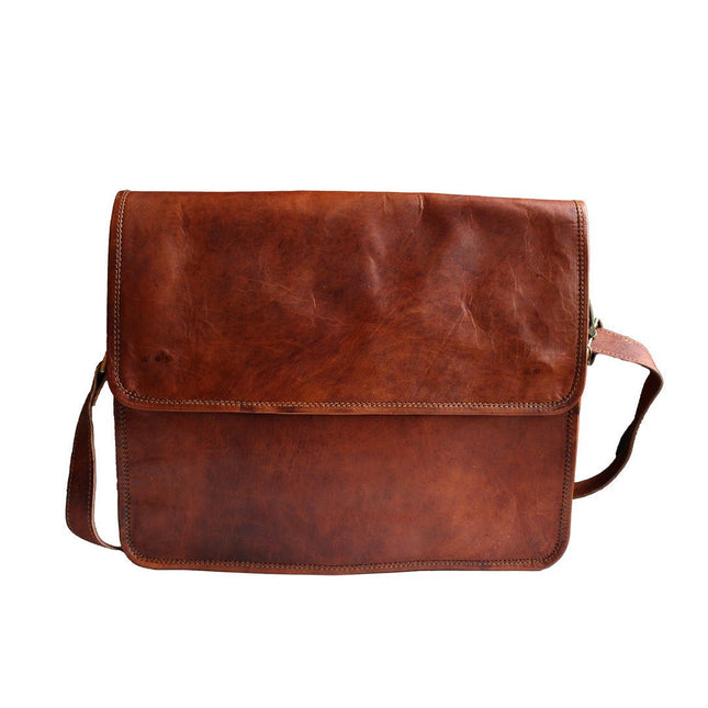 Leather Messenger Bag - Just Simcoe