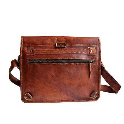 Leather Messenger Bag - Just Simcoe