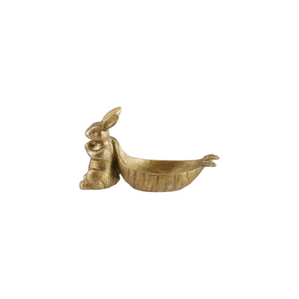 Small Pewter Rabbit Dish