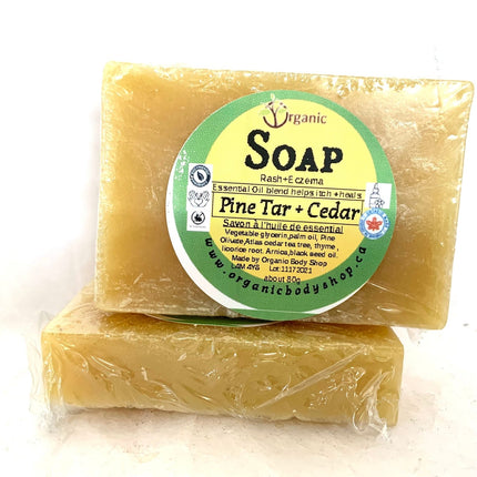 Pine Tar Soap + essential oils for sensitive skin - Just Simcoe