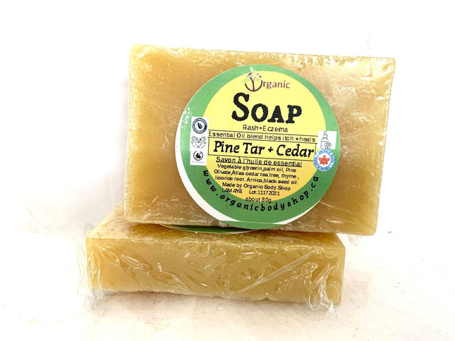 Pine Tar Soap + essential oils for sensitive skin - Just Simcoe