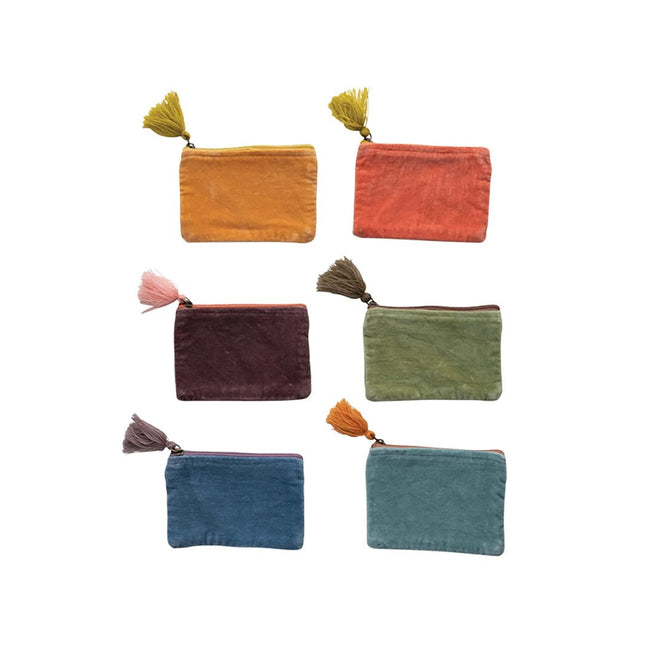 Velvet Zip Pouch - Just Simcoe