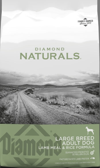 Diamond Naturals LARGE BREED ADULT DOG LAMB MEAL & RICE FORMULA 40LBS