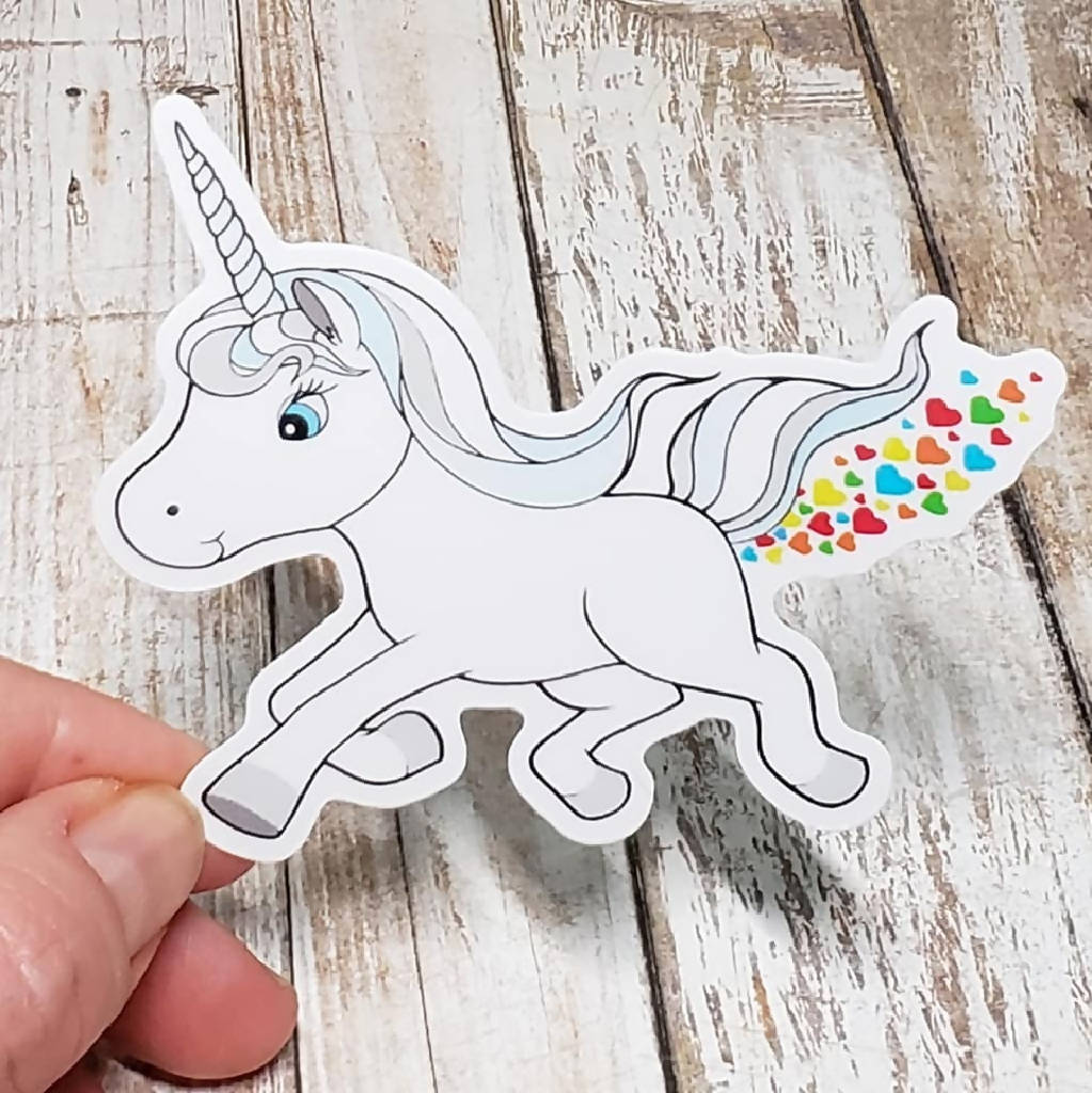 Farting Unicorn Vinyl Sticker