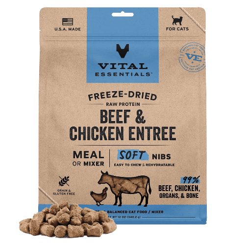 VE CAT FD BEEF/CHIC SOFT NIBS 12OZ - Just Simcoe