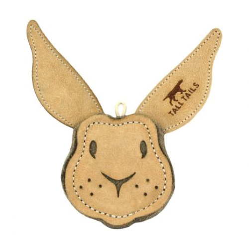 TTAILS LEATHER RABBIT NATURAL 4"