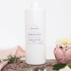 Refill Lavender, geranium, patchouli and clove Foaming Hand Soap - Lotus Natural Living 