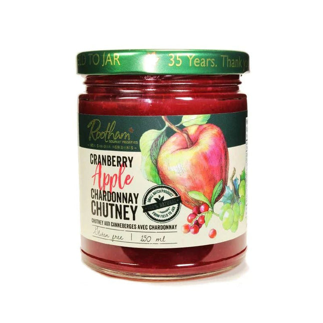 Rootham Cranberry Apple Chardonnay Chutney - Just Simcoe