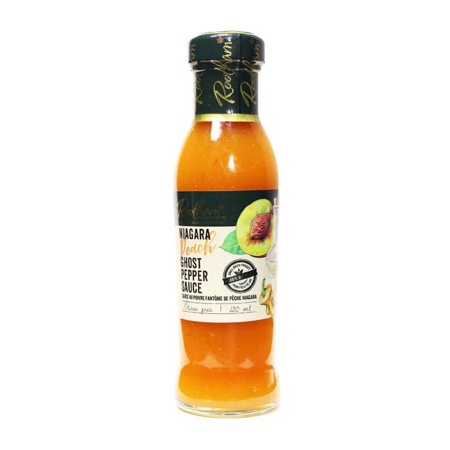 Rootham Niagara Peach Ghost Pepper Sauce - Just Simcoe