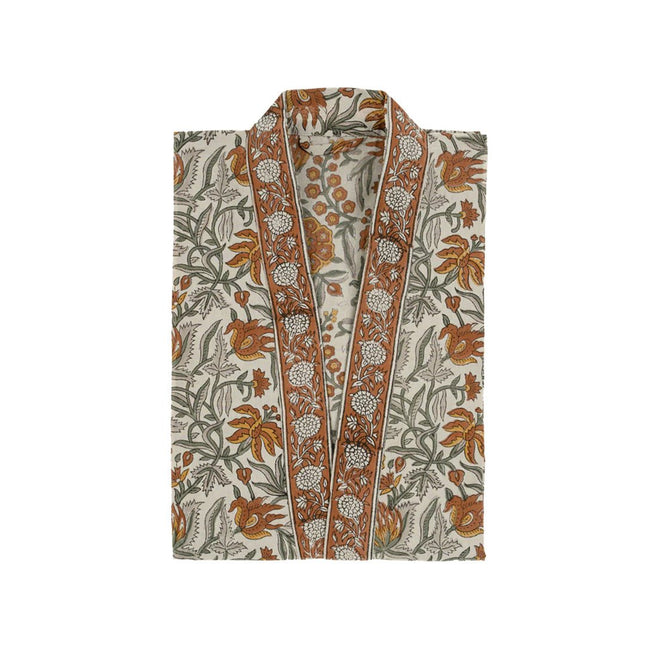 Block Print Kimono - Just Simcoe